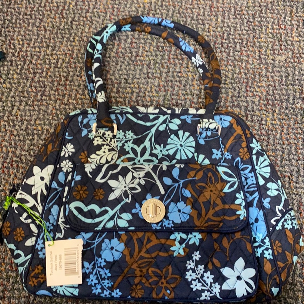 NWT - Vera Bradley Turnlock Satchel